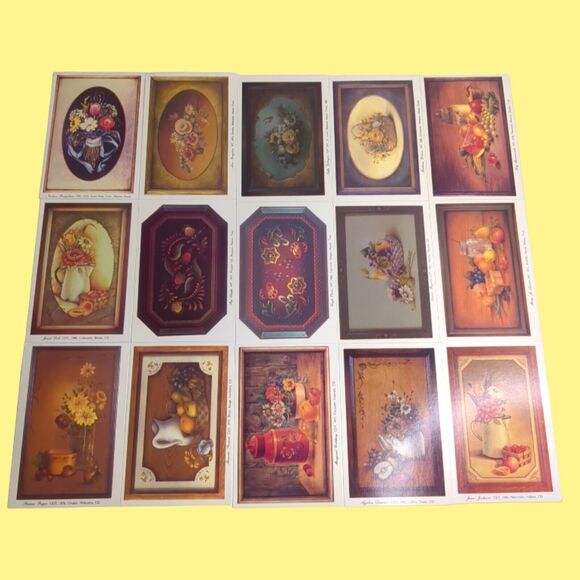 Lot of 15 VTG NSTDP Certification Collection Series 1 Set B 1983 Art Postcards - Picture 2 of 11